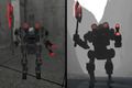 "Two view of stock Legionnaire.